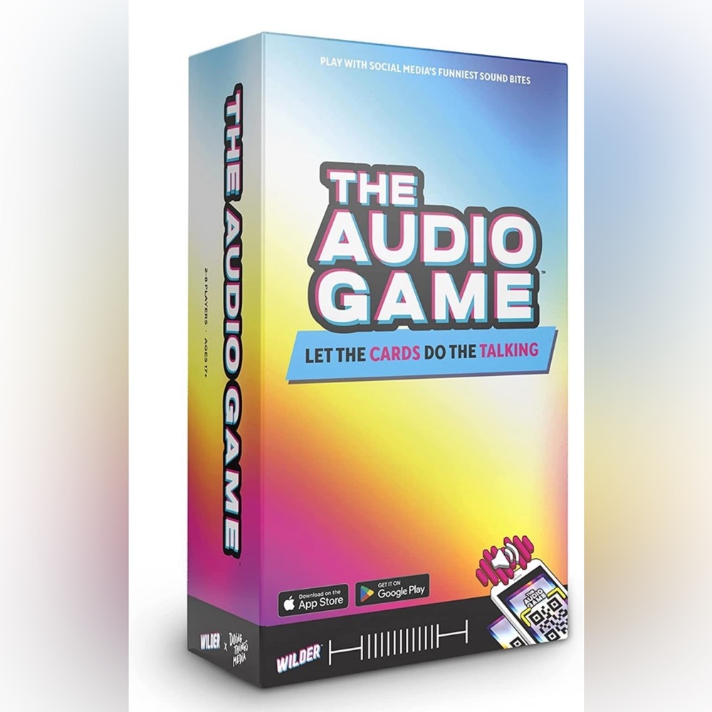 The Audio Game is a game night must have! New with Box!